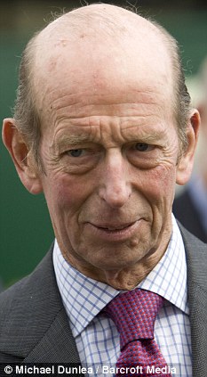 Outspoken: The Duke of Kent delivered a stern rebuke to the administrators of the British Empire